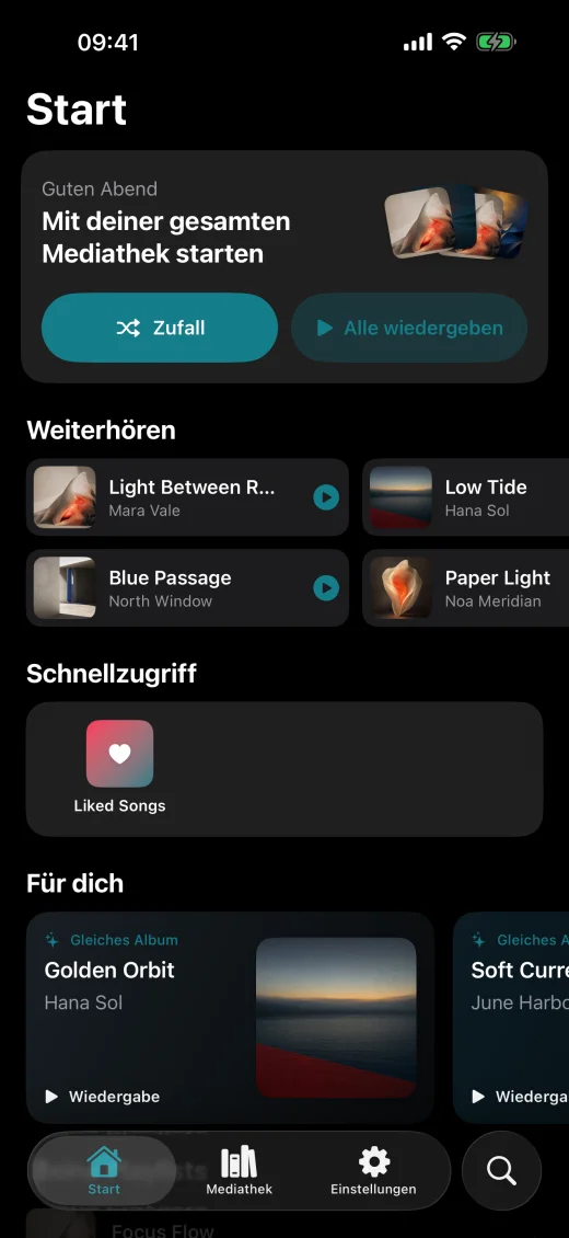 Jetzt läuft. Wunderschön. — Deutsch