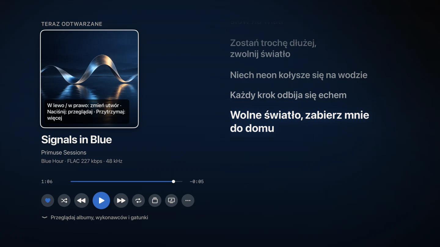 Apple TV · Teraz odtwarzane