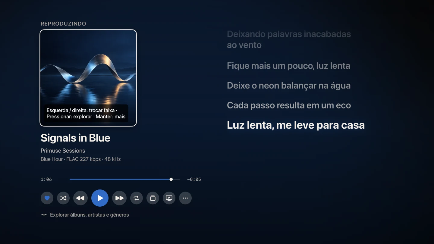 Apple TV · Reproduzindo