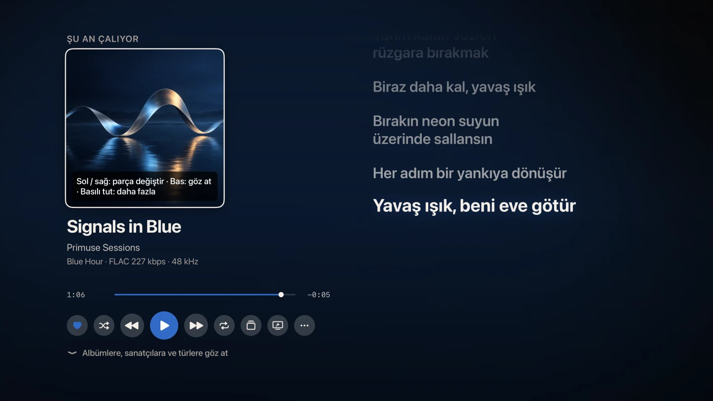 Apple TV · Şu an çalıyor