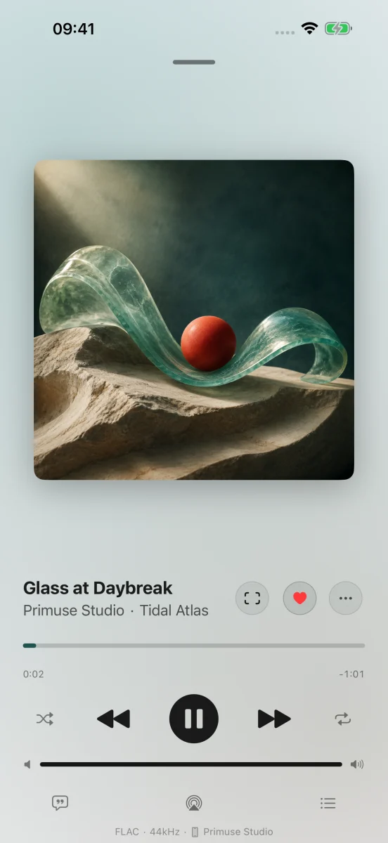 iPhone · 좋은 음악을 어디서나.